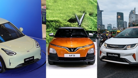 VinFast VF 5 cạnh tranh thế nào với bộ đôi xe điện Trung Quốc Geely EX2 và BYD Dolphin?